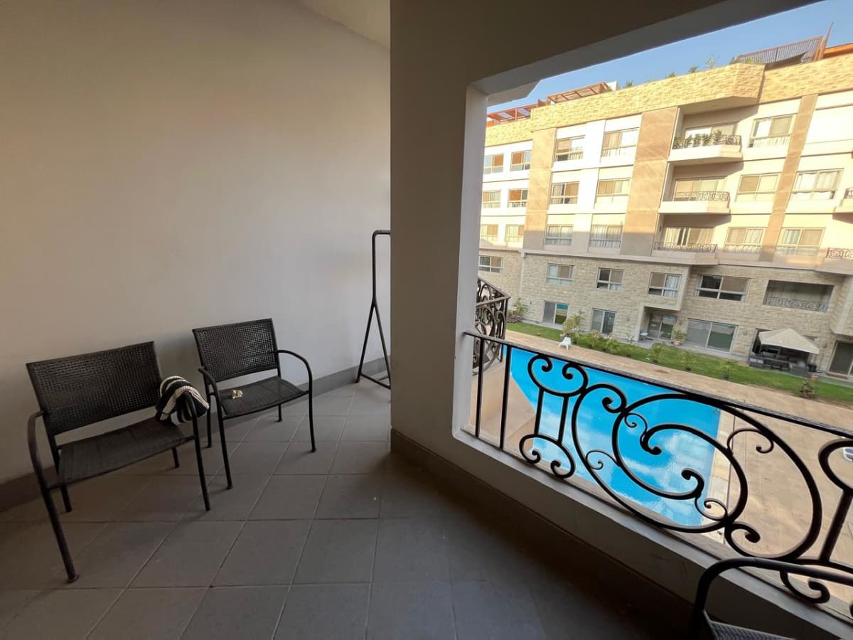3BR Apartment for Rent in Maadi with shared Pool & Garden Access
