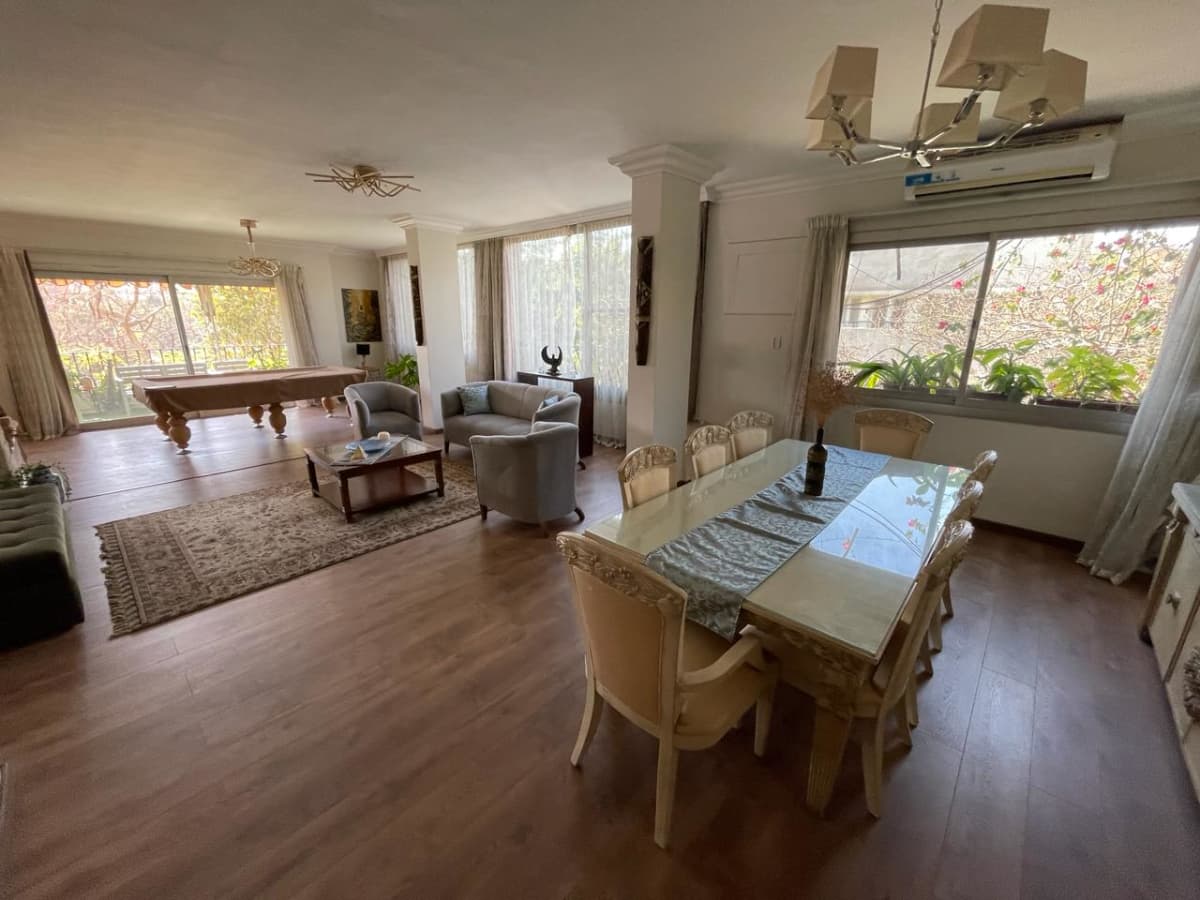 Furnished 4 Bedroom Apartment in a Prime Maadi Sarayat