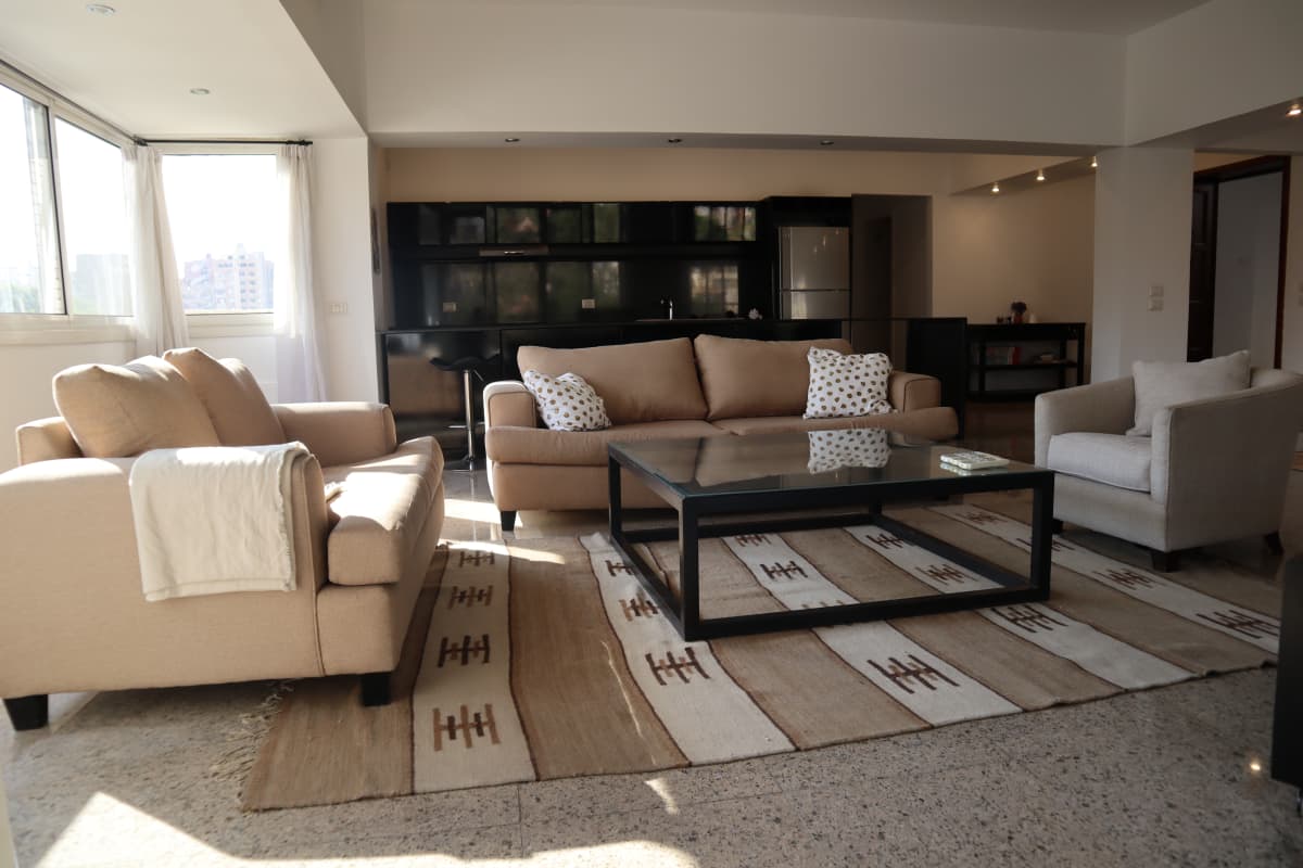 Stylish 3 Bedroom Apartment with Balcony in Maadi