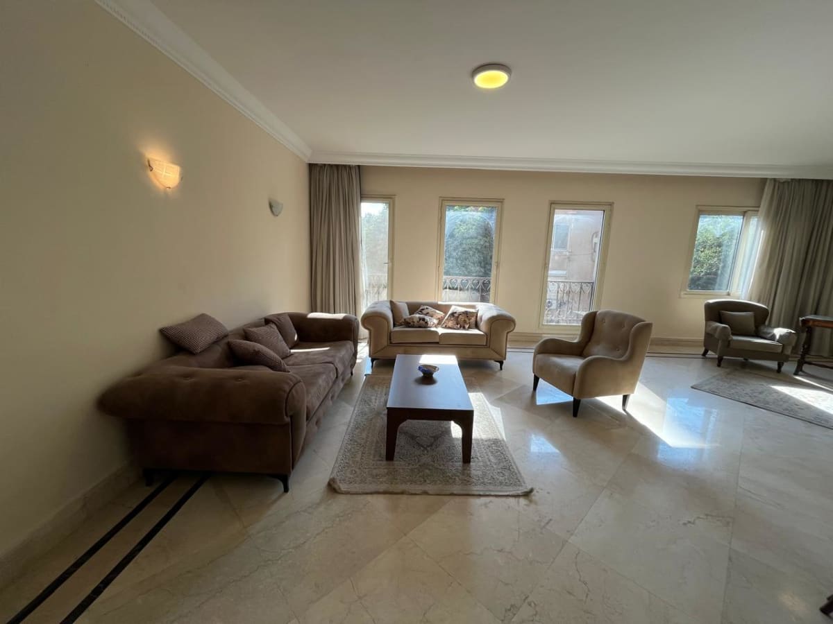 Furnished Apartment With Shared pool In Premium Compound
