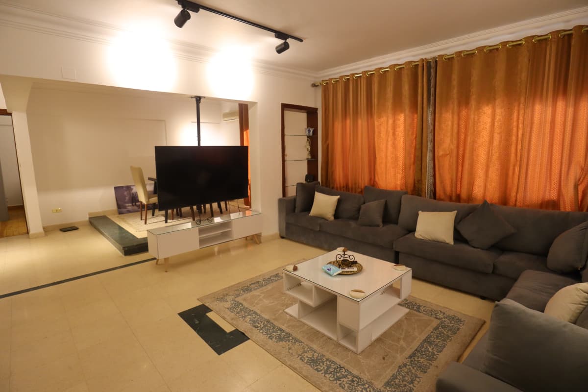 Modern Serenity: Furnished Apartment For Rent In Maadi Degla.