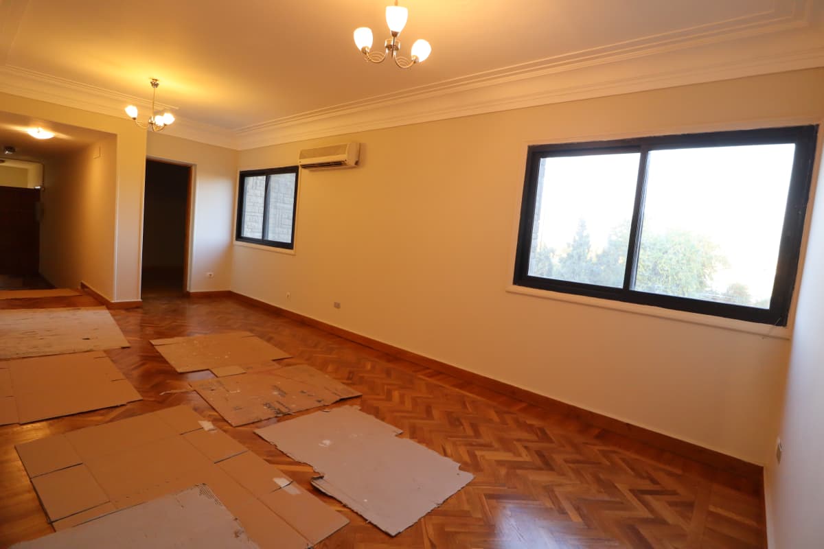 Spacious & Bright Semi-Furnished Apartment For Rent In Maadi Sarayat.