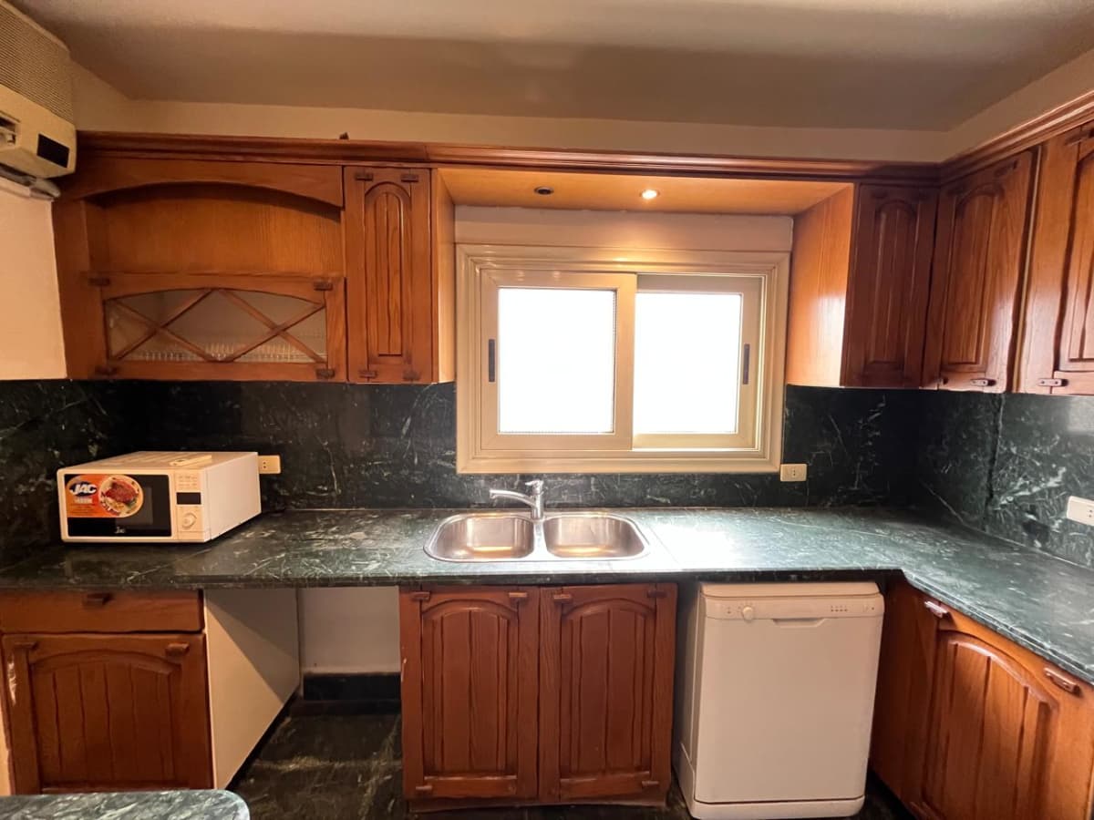 Furnished Apartment With Shared Pool In Maadi Sarayat|Specious Outdoor Area.