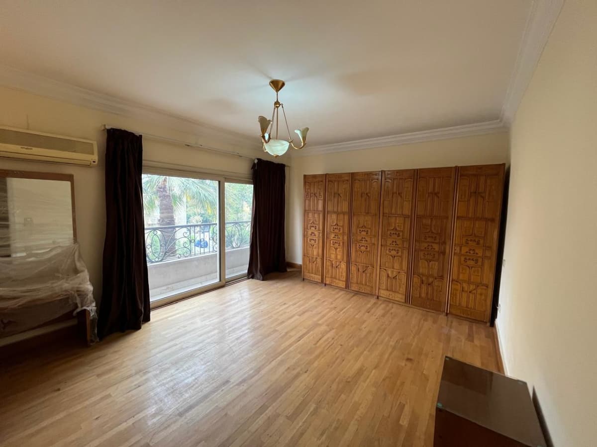 Furnished Apartment With Shared Pool In Maadi Sarayat|Specious Outdoor Area.