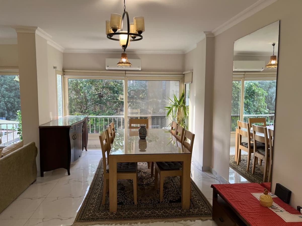 Furnished Apartment With 120m²|OverGreen View|Maadi Degla