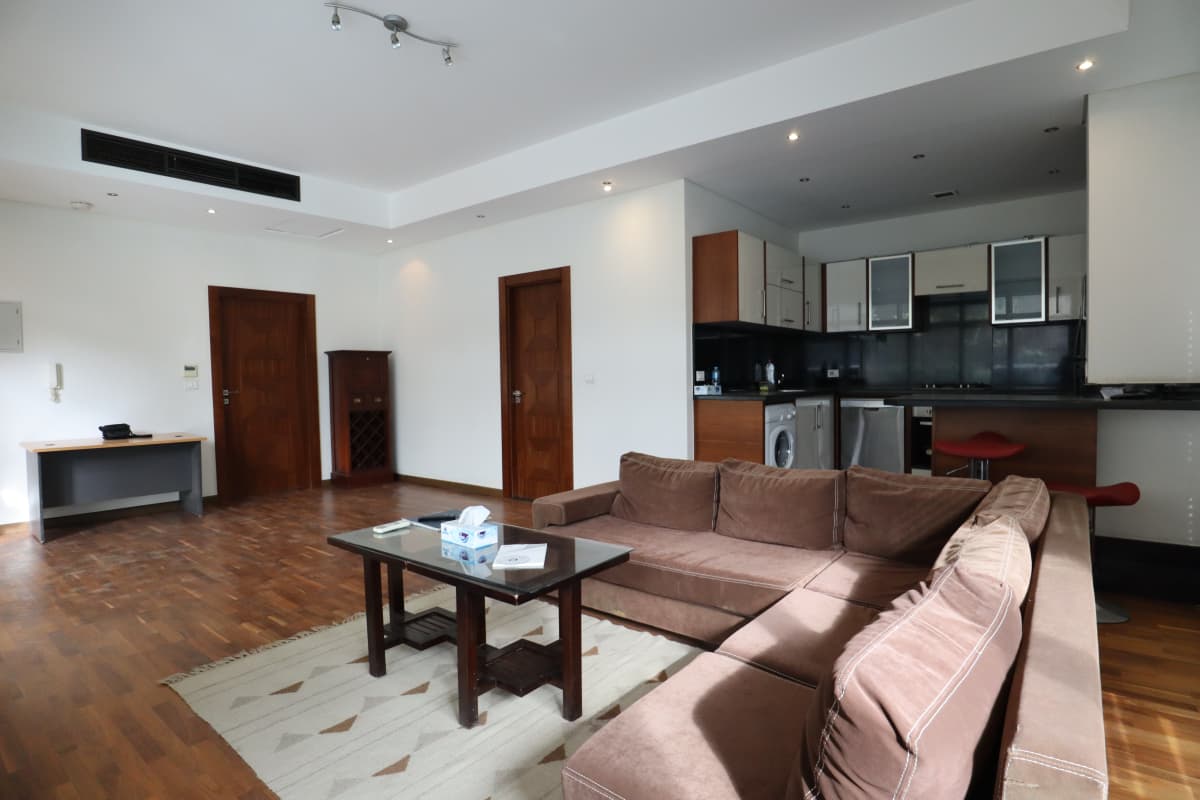 Sleek Furnished Ground Floor Studio For Rent In Degla Maadi.