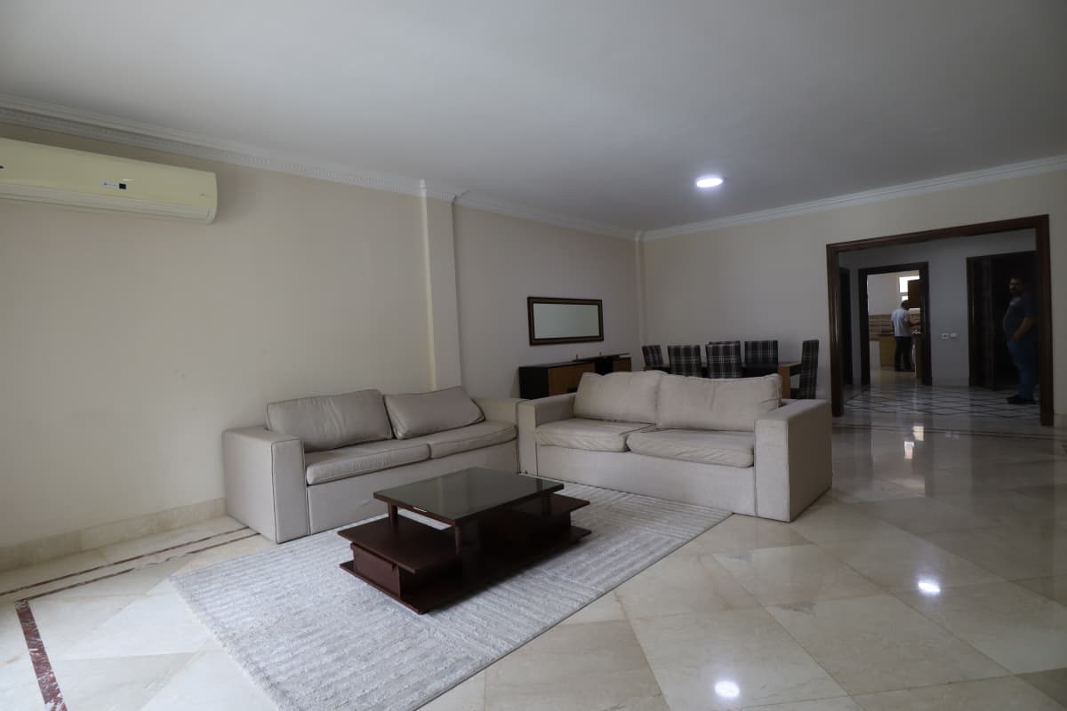 Bright Furnished Apartment With Shared Pool Access In Maadi Sarayat.