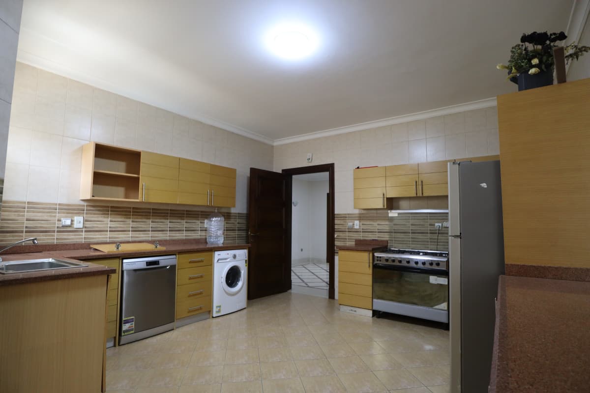 Bright Furnished Apartment With Shared Pool Access In Maadi Sarayat.