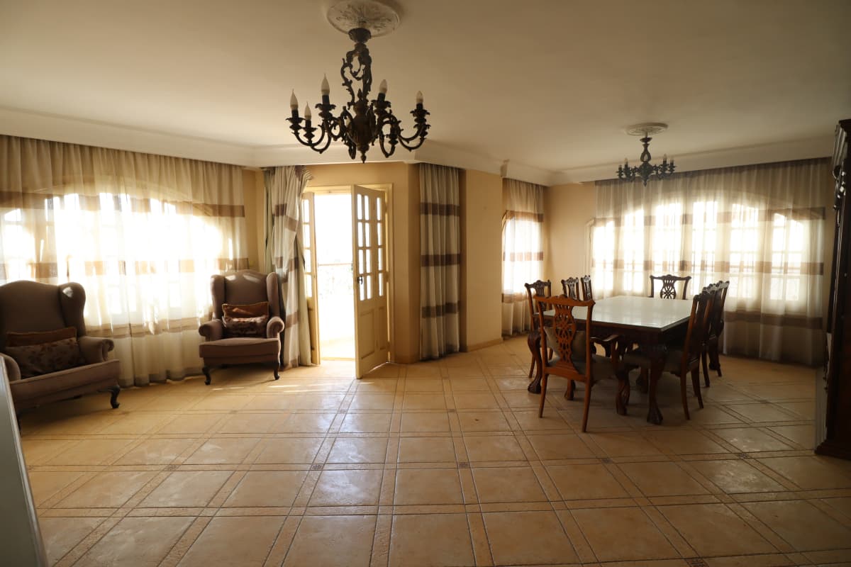 Sunny & Bright Furnished Apartment For Rent In Maadi Degla.