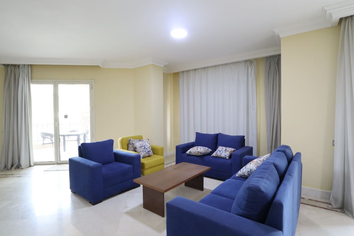 Serene Furnished Duplex In Maadi Sarayat | Shared Pool Included.