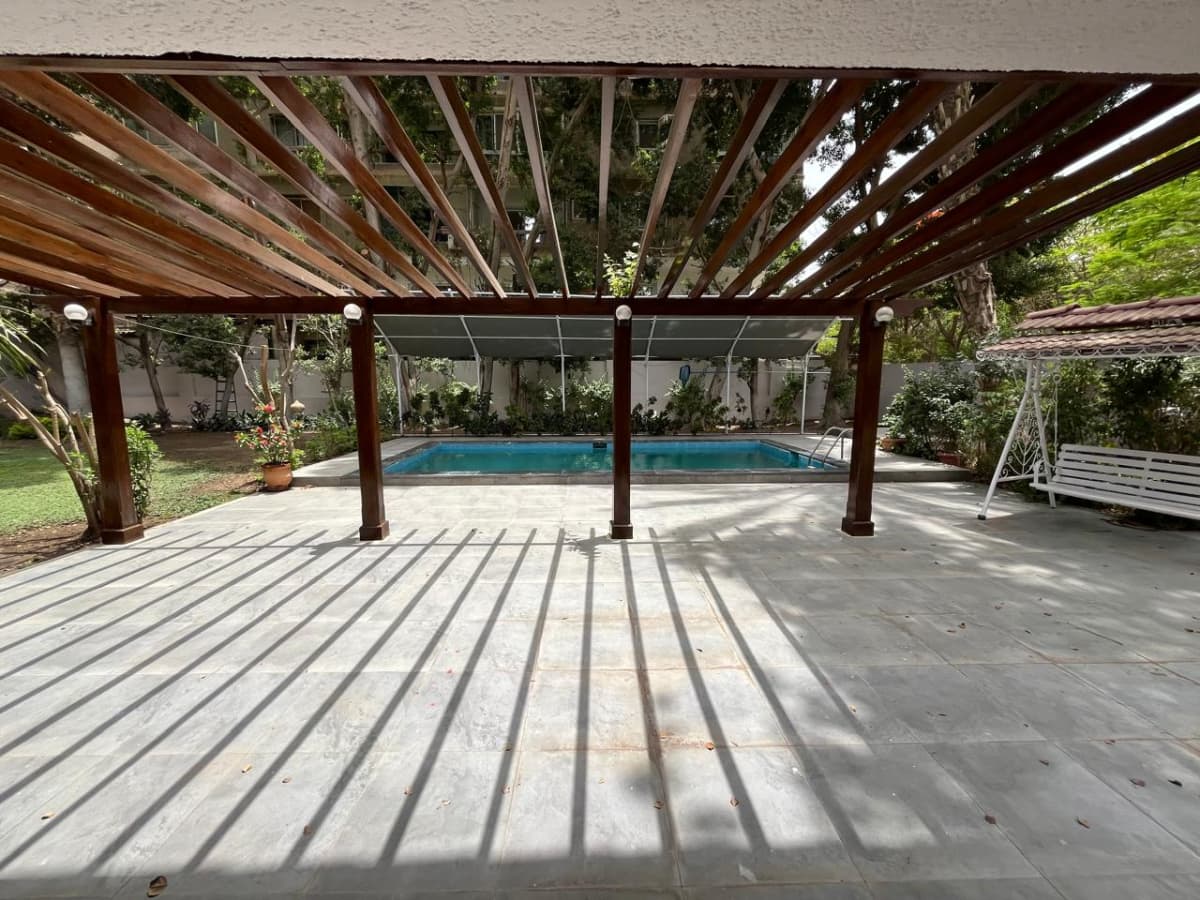 Semi Furnished Villa With Pool& Garden In Maadi Sarayat.