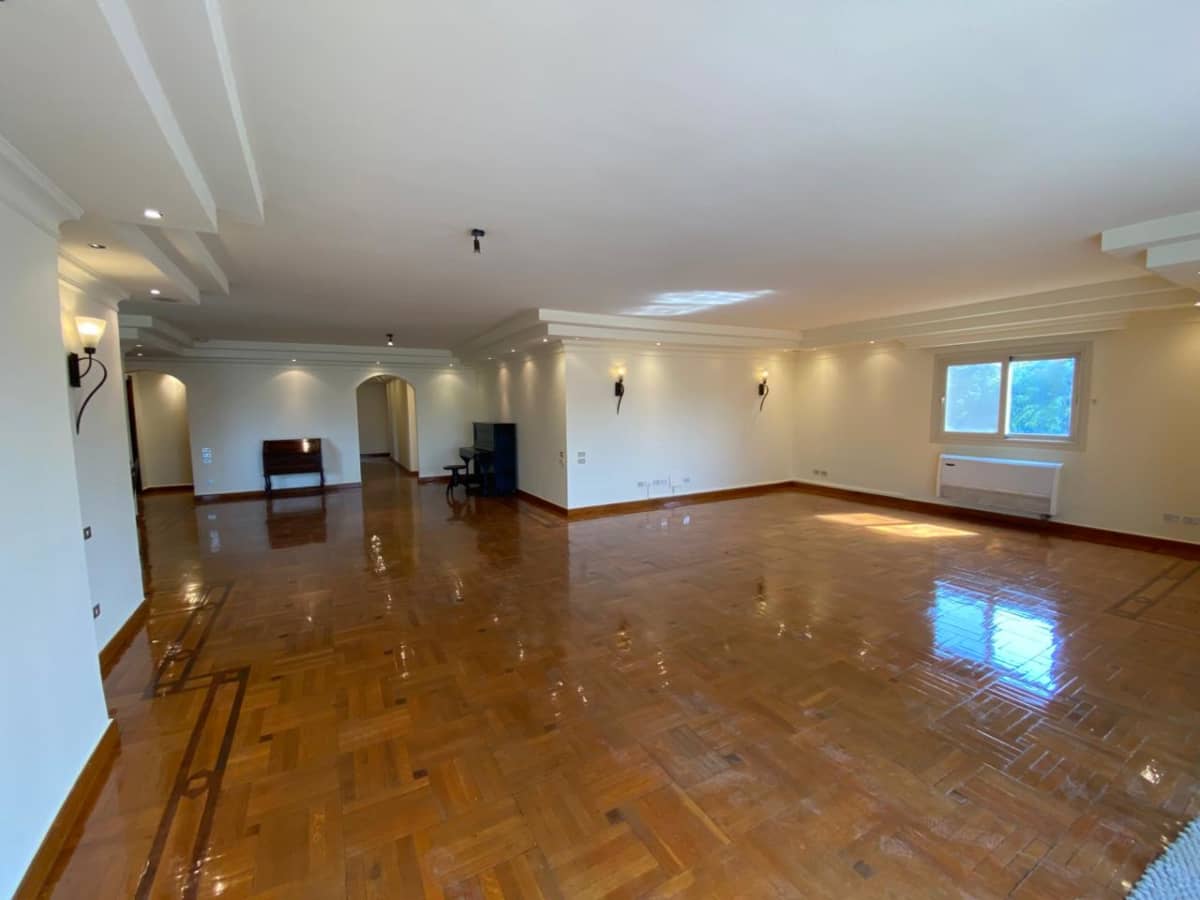  Semi-Furnished Flat With-Pool in Maadi Sarayat| Wide Terrace.