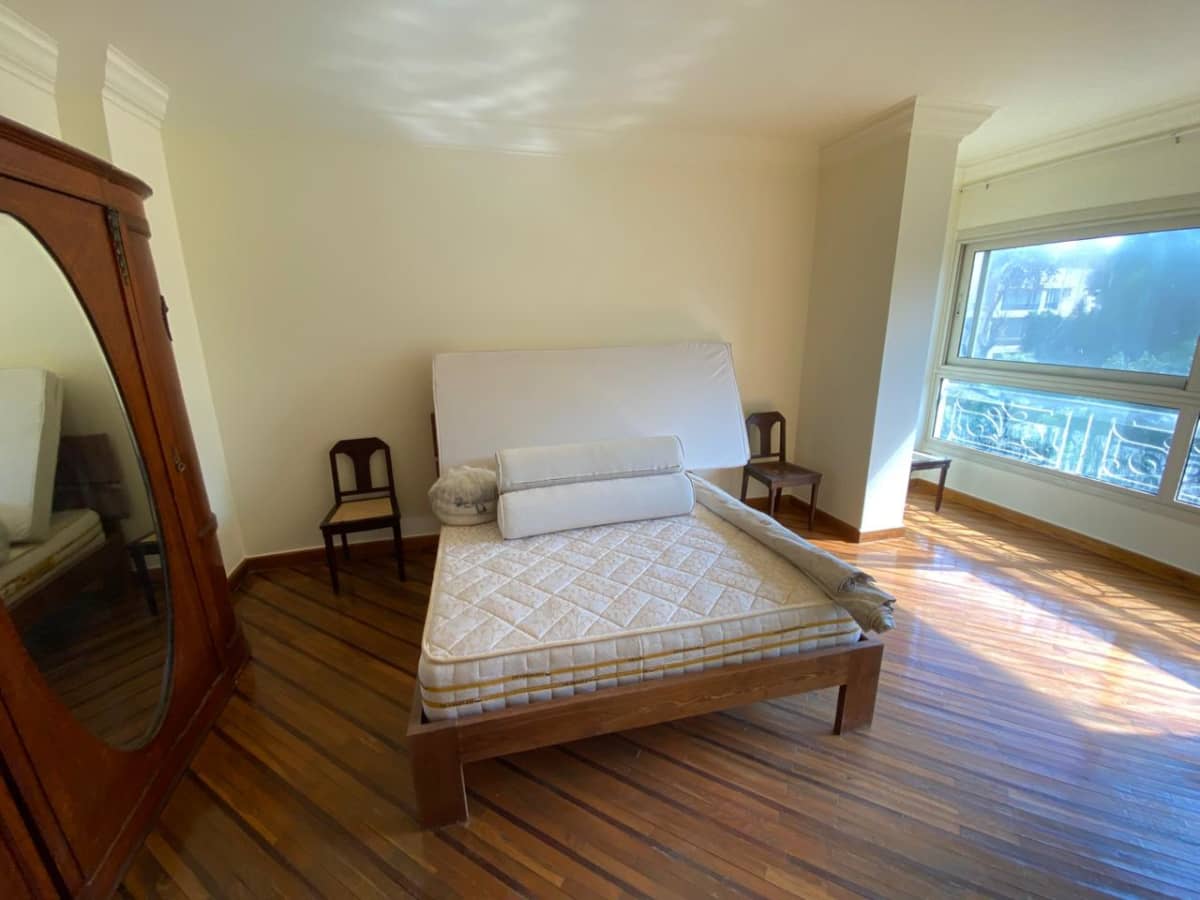  Semi-Furnished Flat With-Pool in Maadi Sarayat| Wide Terrace.