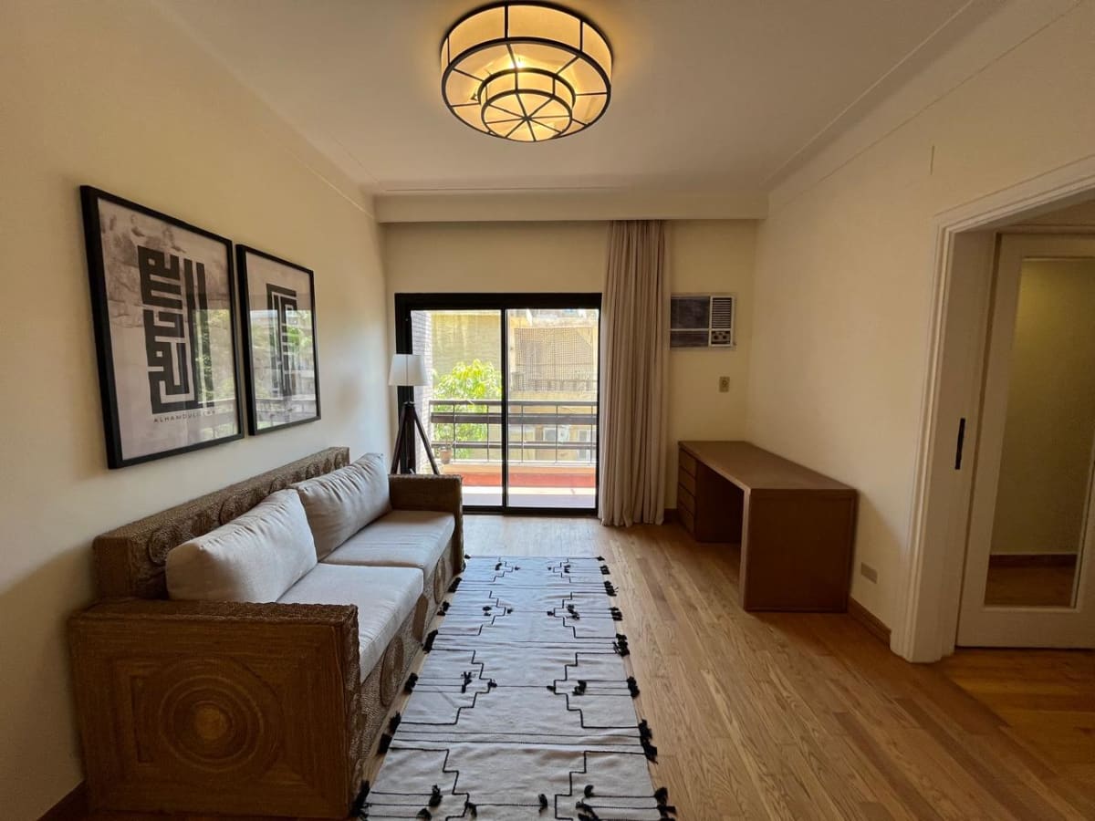 Apartment With Balcony Overlooking Gardens In Maadi Degla