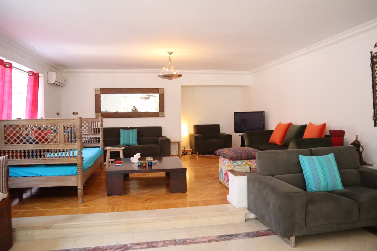Amazing Ground-Floor With Terrace For Rent In Maadi| Amazing Garden