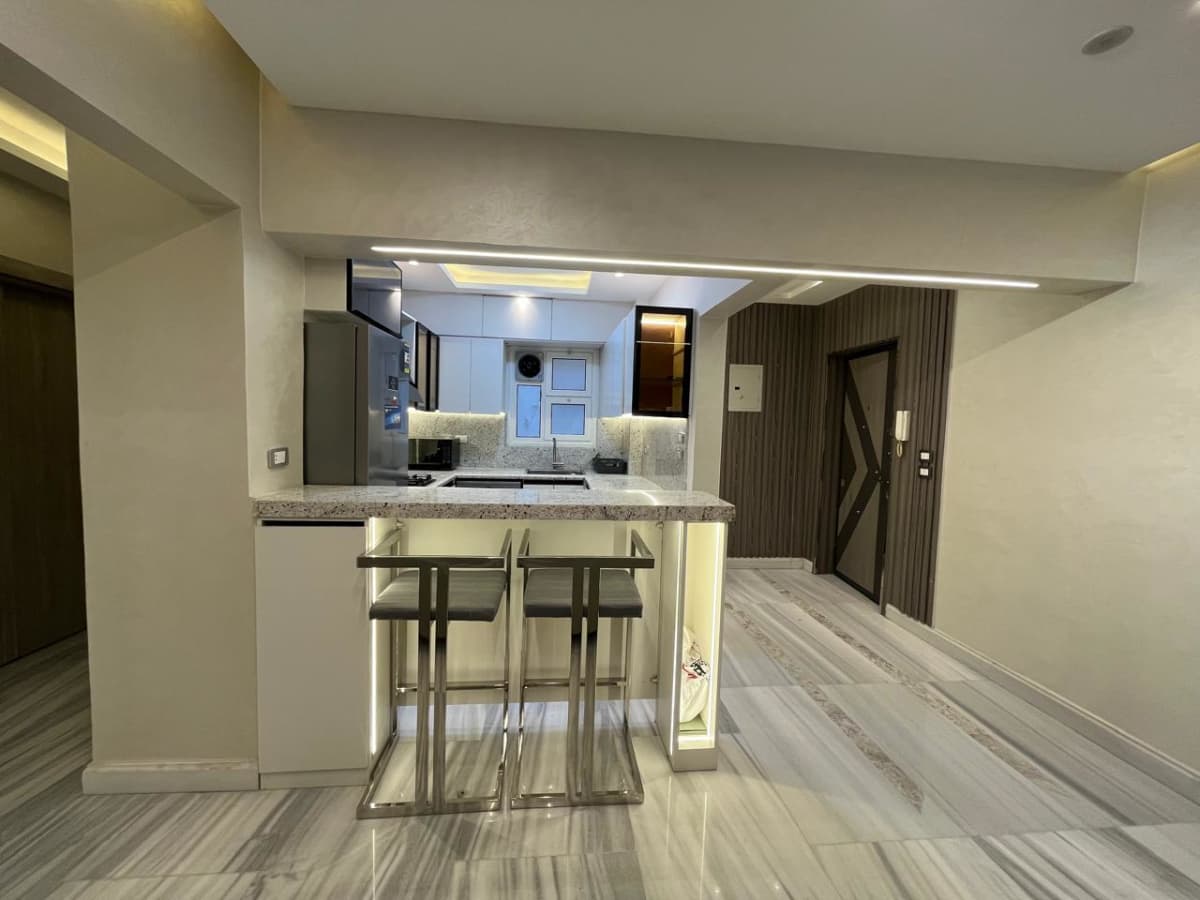 Furnished 2-Bedrooms Apartment With Bright reception In Maadi Degla