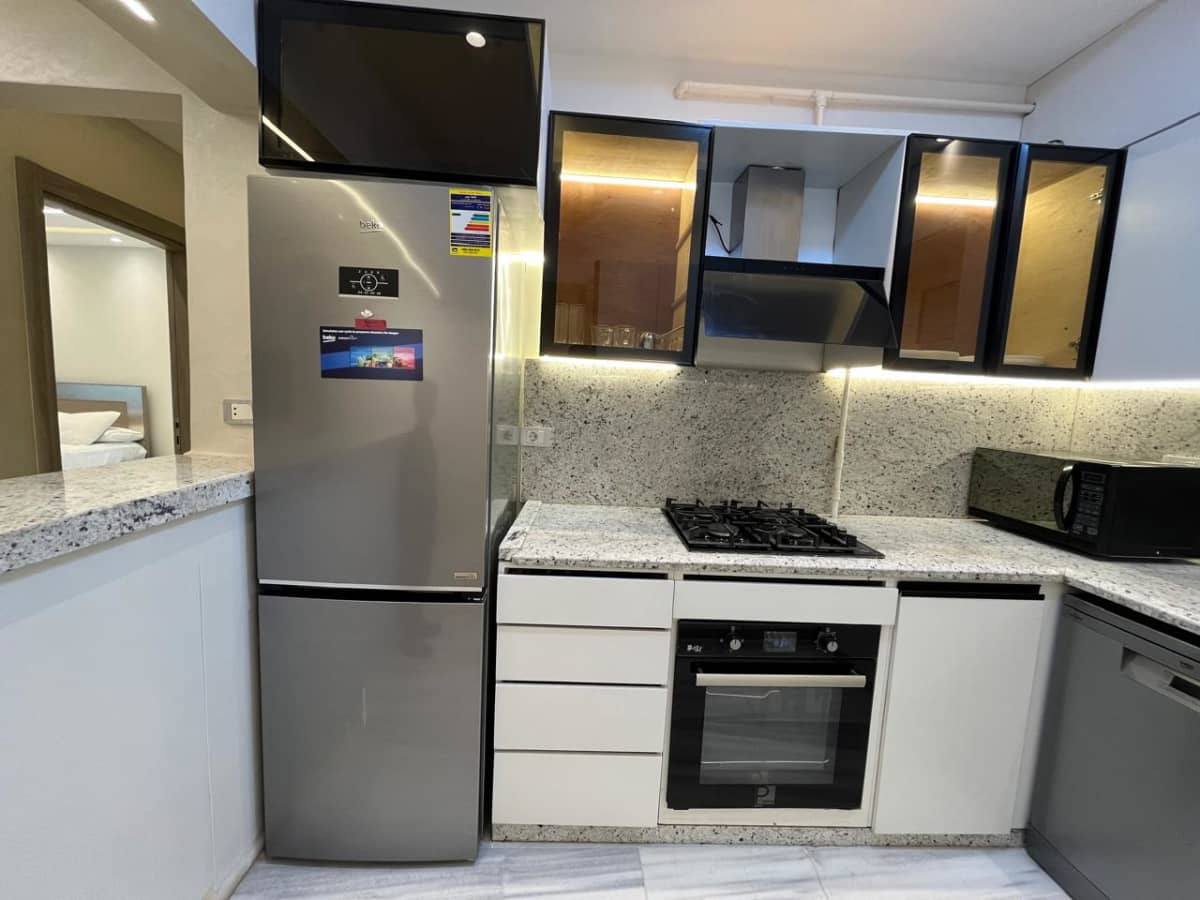 Furnished 2-Bedrooms Apartment With Bright reception In Maadi Degla