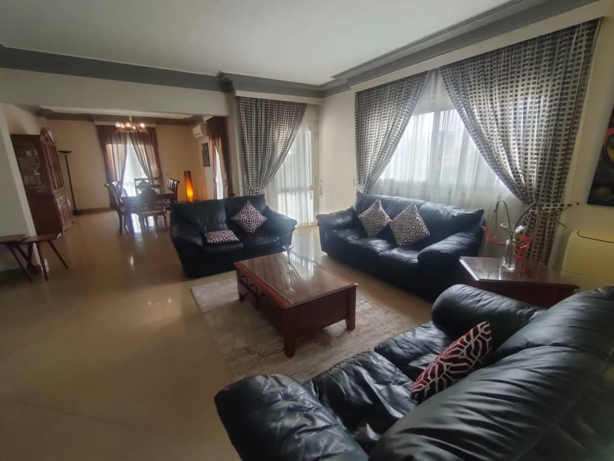 Apartment With Balcony Overlooking Green Views In Maadi Sarayat
