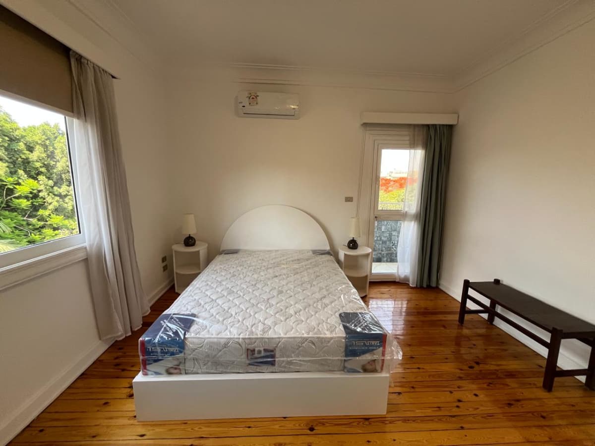 Renovated Apartment Located In Maadi Sarayat|250Sqm|Wide Balcony.