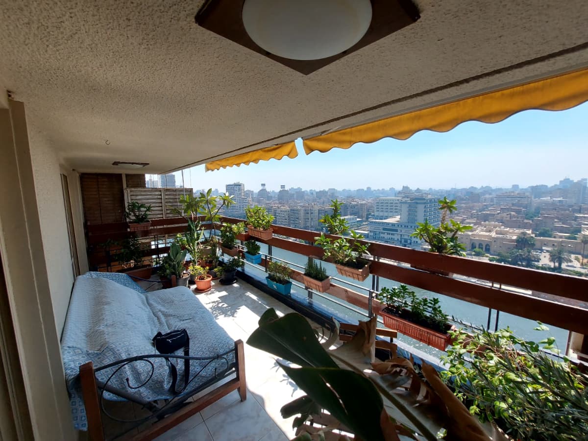 Modern Nile View Apartment for rent In Zamalek With 200 Sqm.