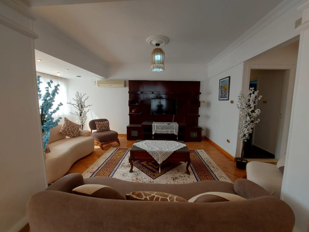 Luxury Furnished Apartment for Rent in Zamalek| Beautiful Out Area