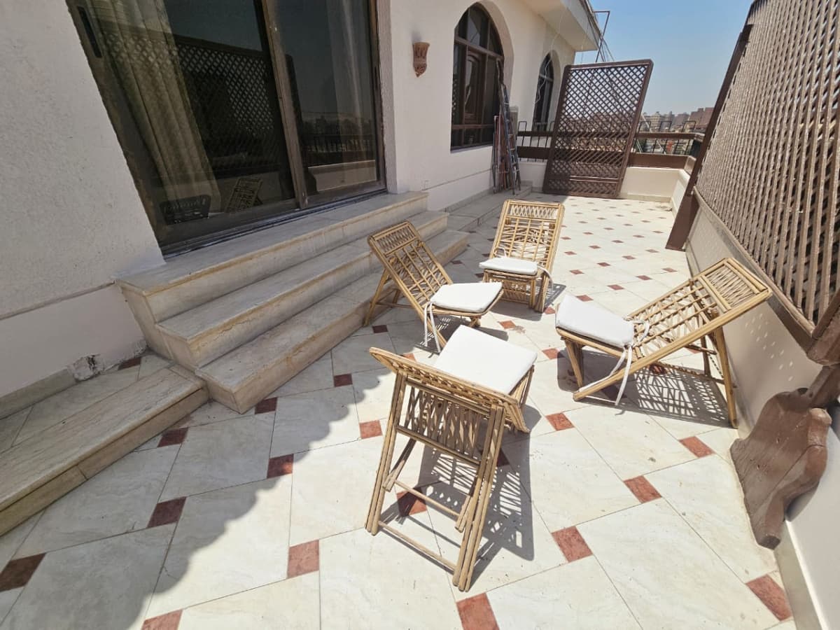 Furnished Duplex Penthouse in Maadi - 320 sqm