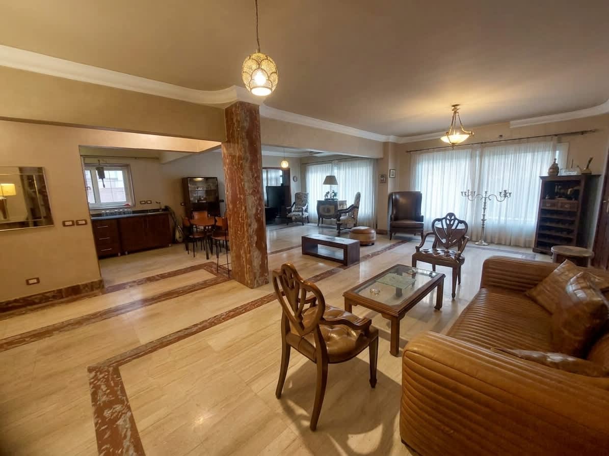 Sunny 3BR Apartment for Rent in Maadi
