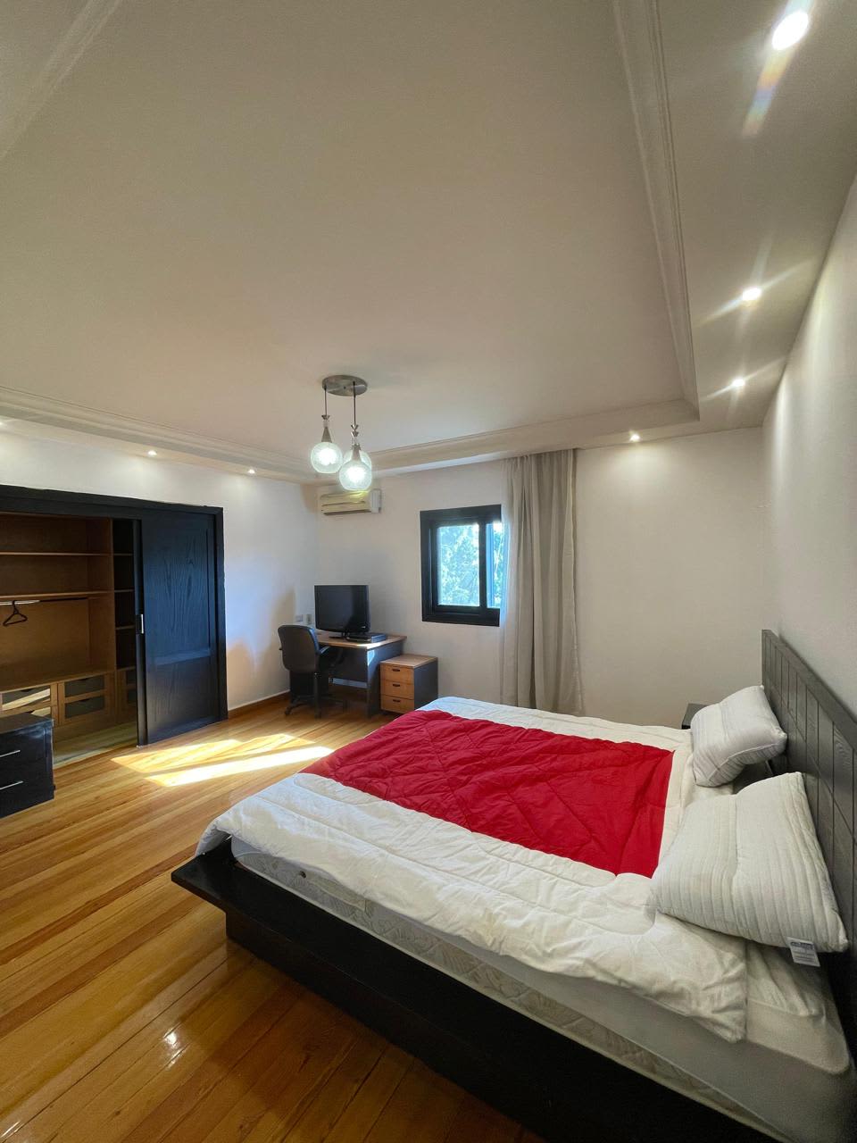 Well Furnished Apartment In Maadi Sarayat Close To Metro Station. 