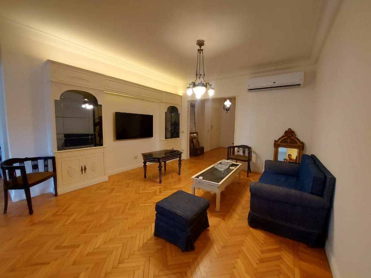 Stylish 3BR Apartment with Natural Light in Zamalek