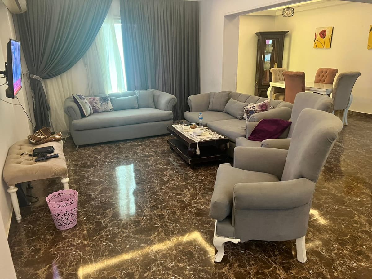 Modern 3BR Home with Natural Light in Maadi