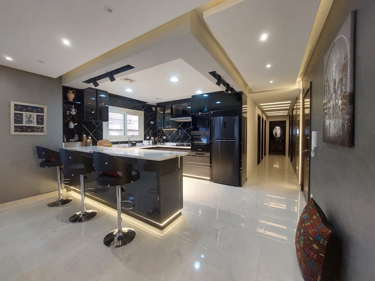 Chic Modern Apartment For Rent In Prestigious Sarayat El Maadi.