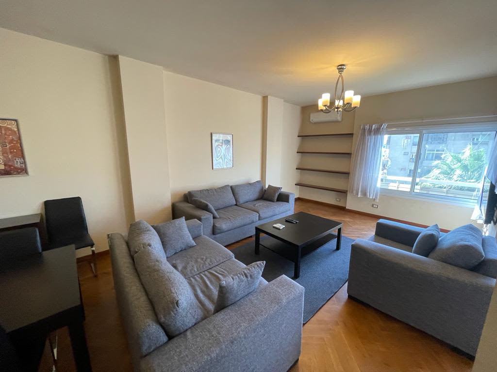 Furinshed Apartment For Rent In Maadi Degla|220m²|With Open Kitchen