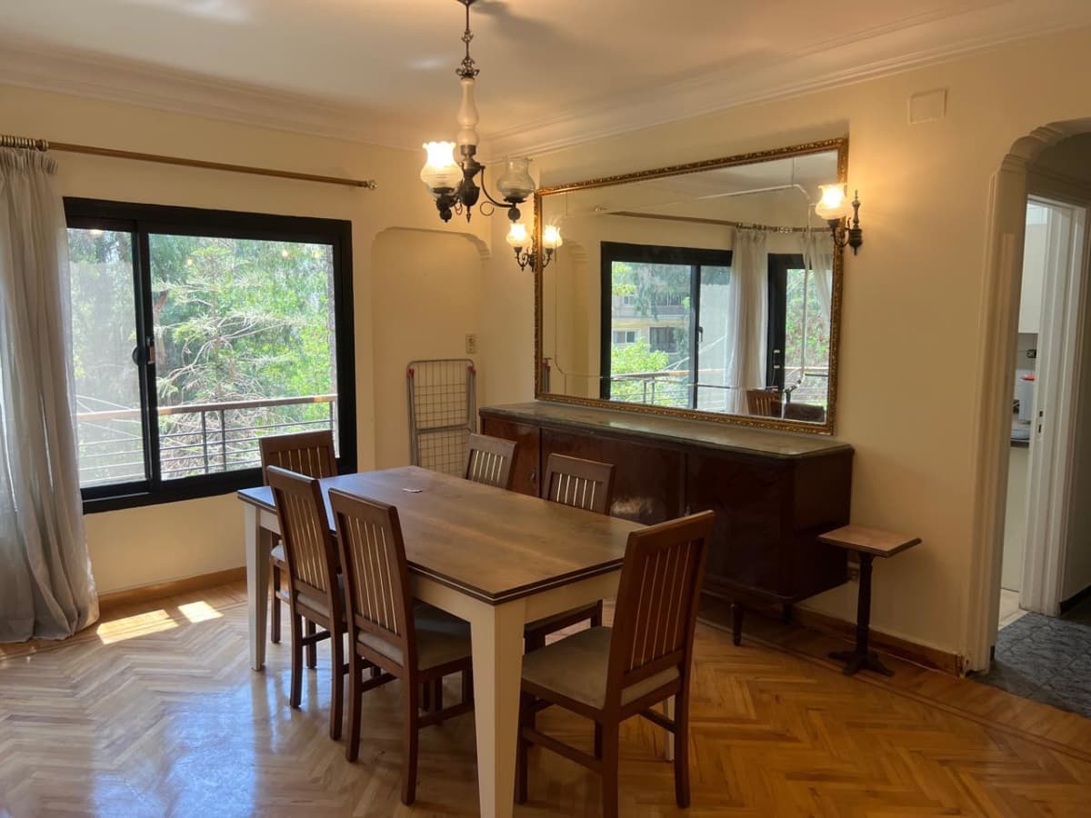 Furnished Unit In Maadi Sarayat|200m²| Bright Layout.