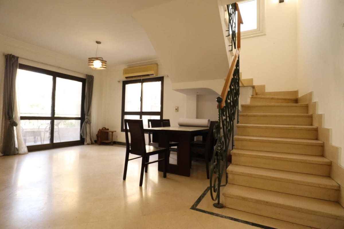 Bright & airy Furnished Duplex For Rent In Maadi Degla.