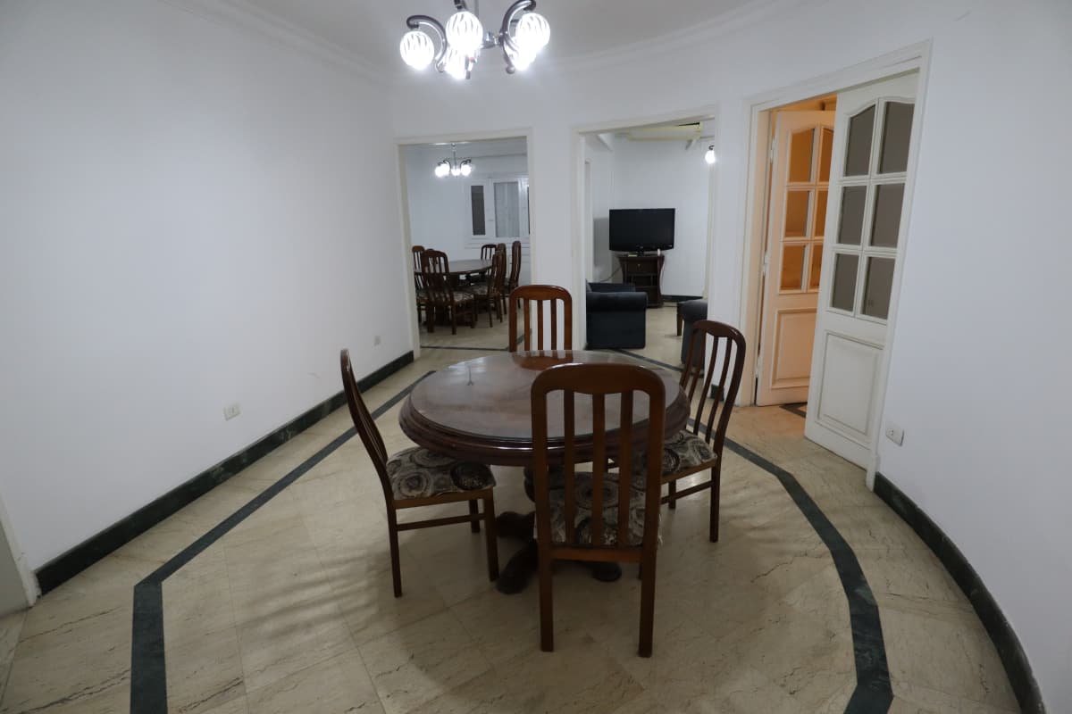 Bright & Airy Furnished Apartment For Rent In Zamalek.