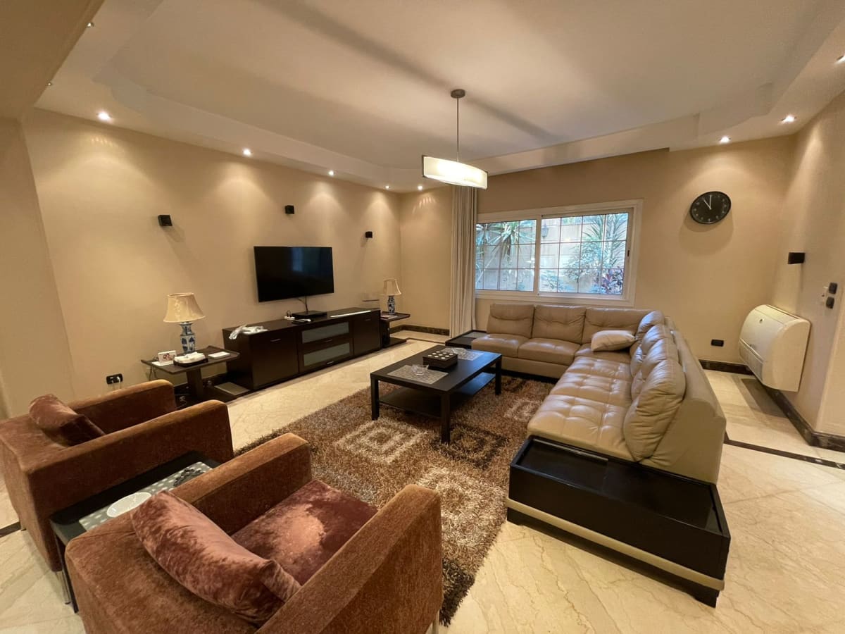 Modern Ground FloorWith 2bedrooms For Rent In Maadi Sarayat 