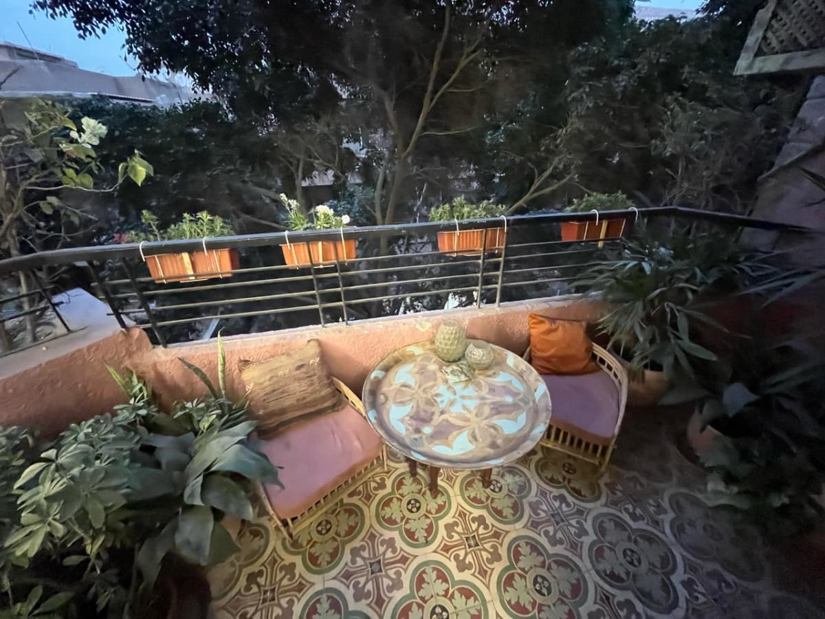 Luxury Furnished Apartment For Rent In Maadi Sarayat| With Wide Reception.