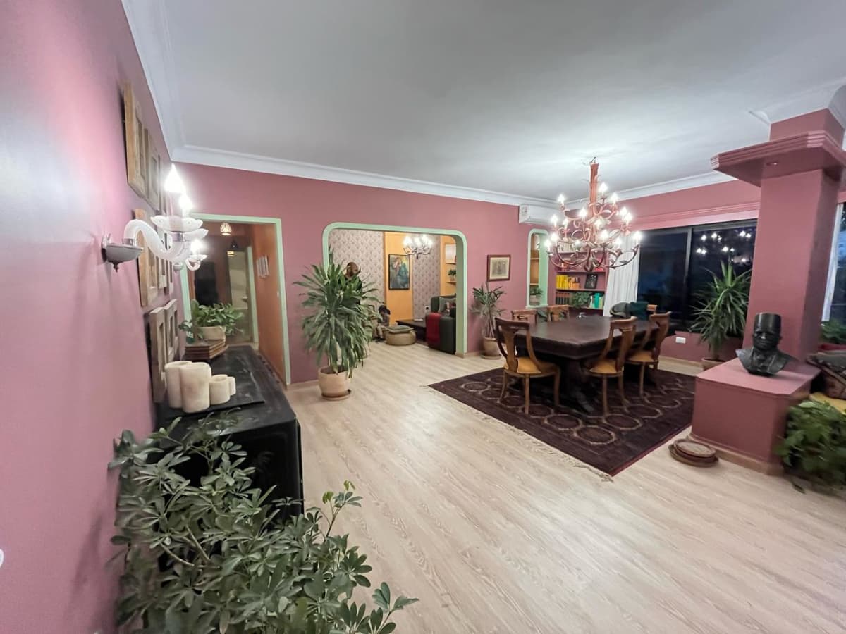 Luxury Furnished Apartment For Rent In Maadi Sarayat| With Wide Reception.