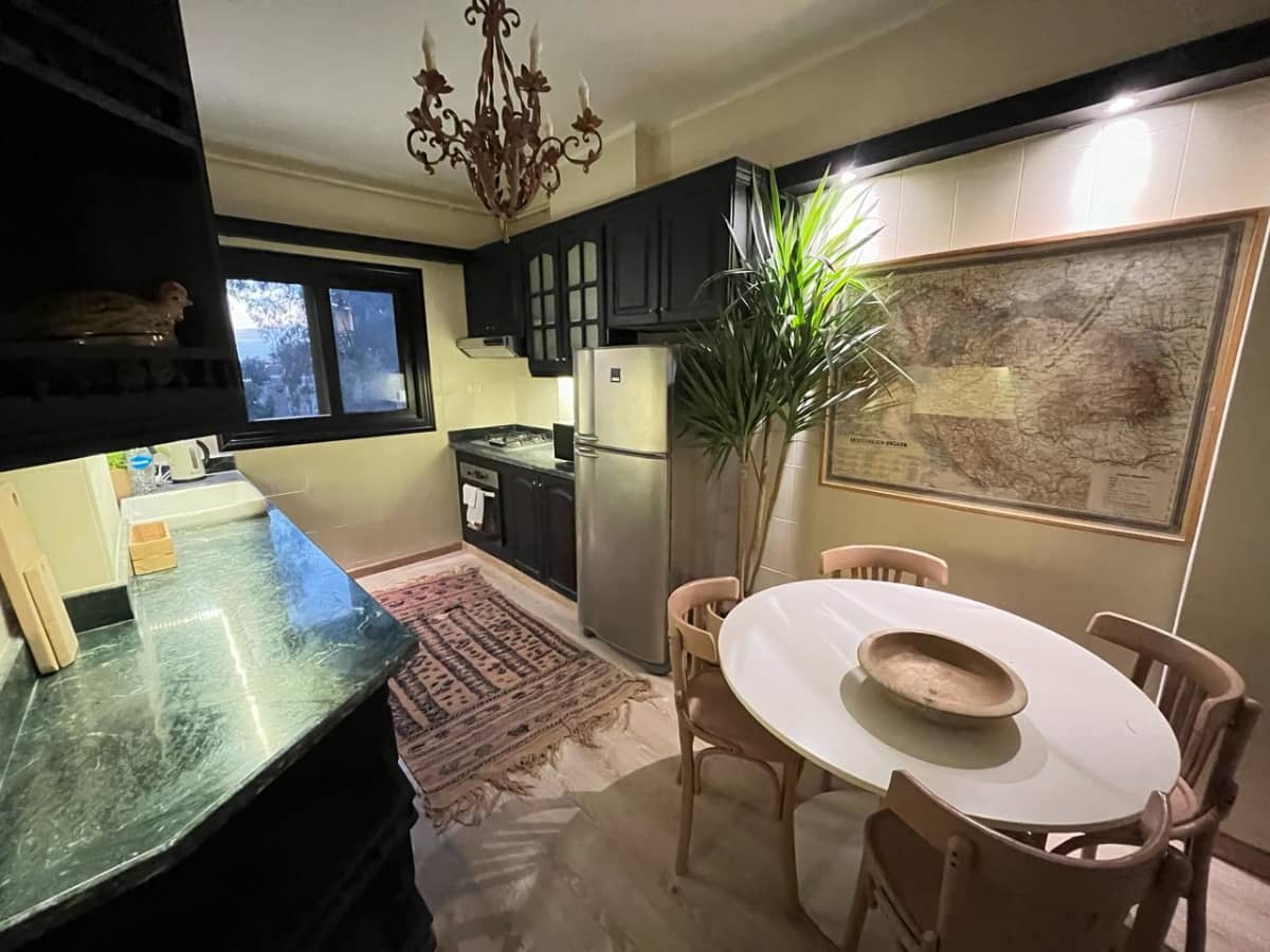 Luxury Furnished Apartment For Rent In Maadi Sarayat| With Wide Reception.