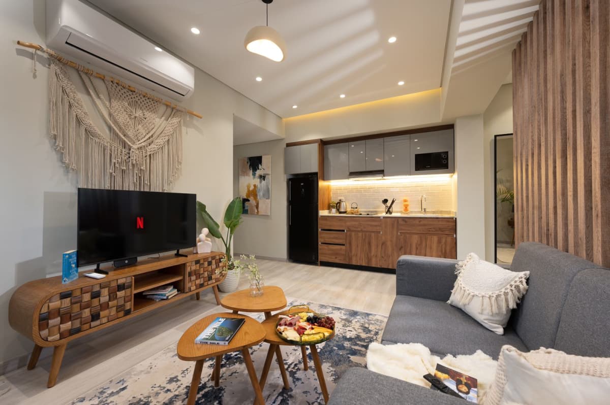 Furnished Studio For Rent In Degla Maadi| 70m².