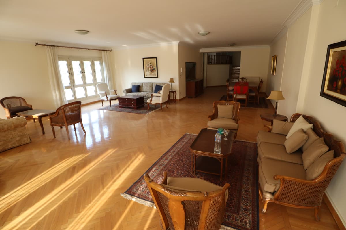 Furnished & Sunny Apartment In Maadi Sarayat