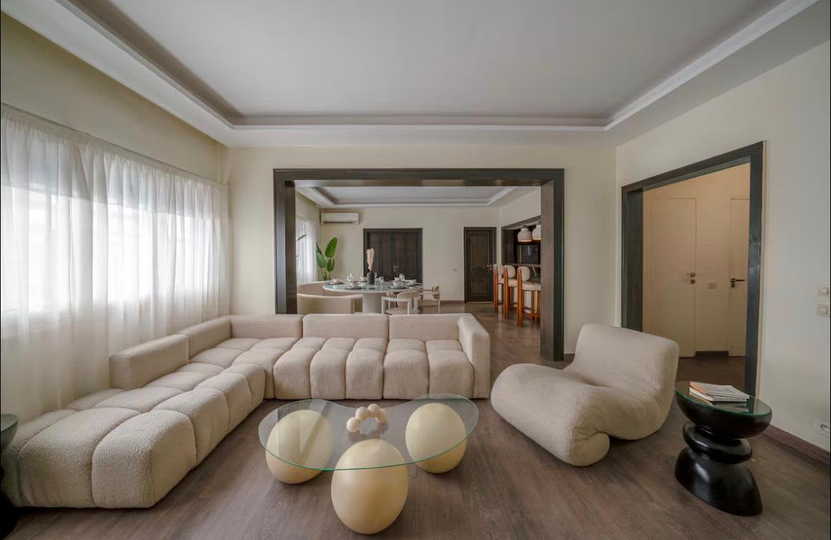 Bright, Spacious Apartment With Panoramic View In Zamalek