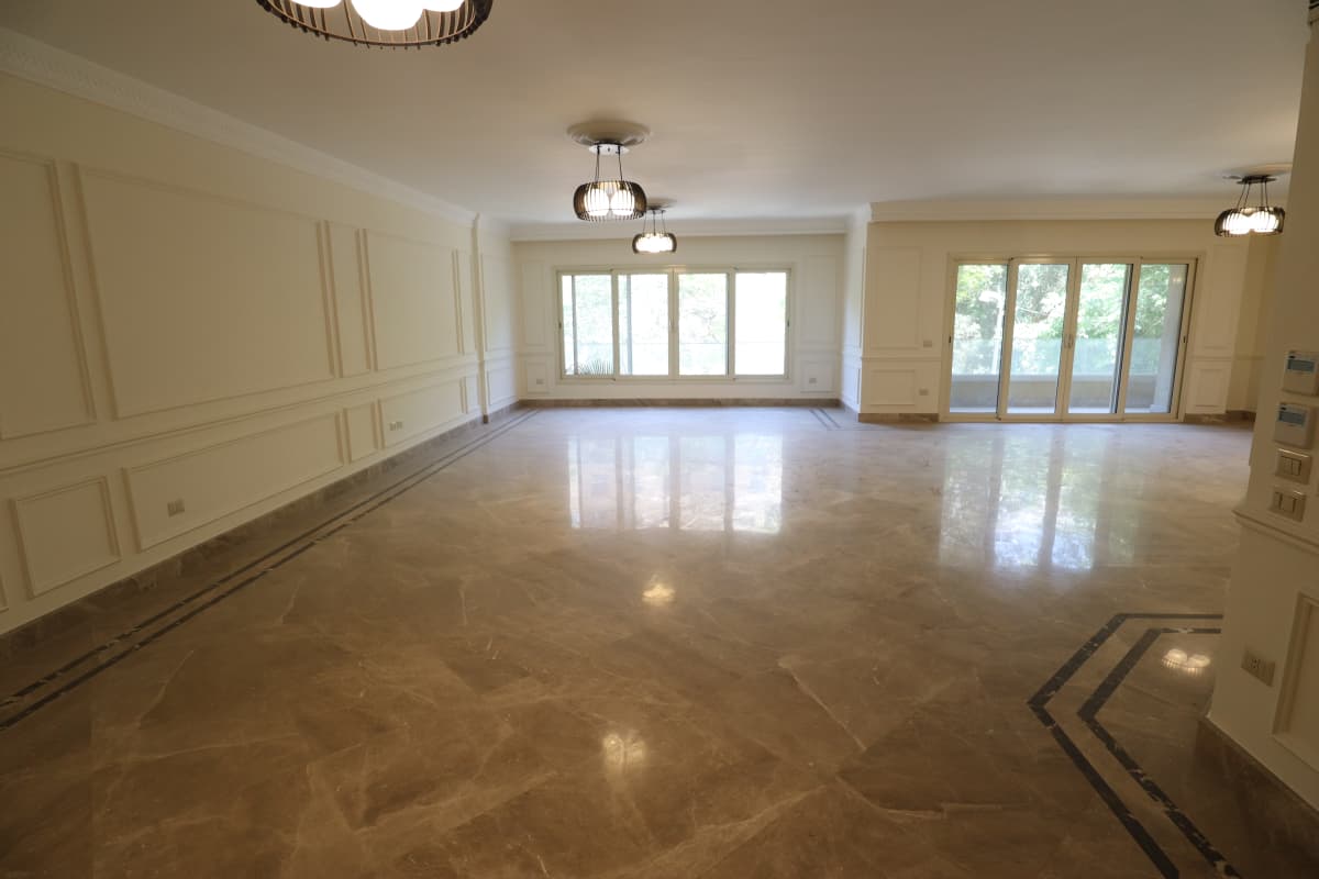 Semi Furnished Apartment For Rent In Maadi Sarayat With Wide Space