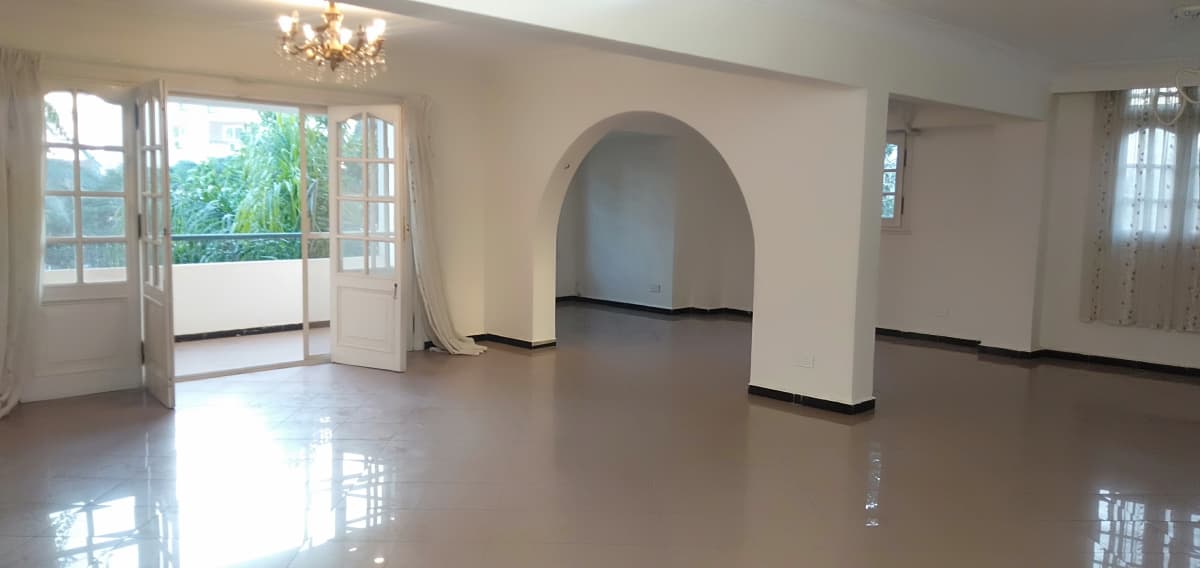 Modern Semi-Furnished Apartment with Kitchen Appliances.