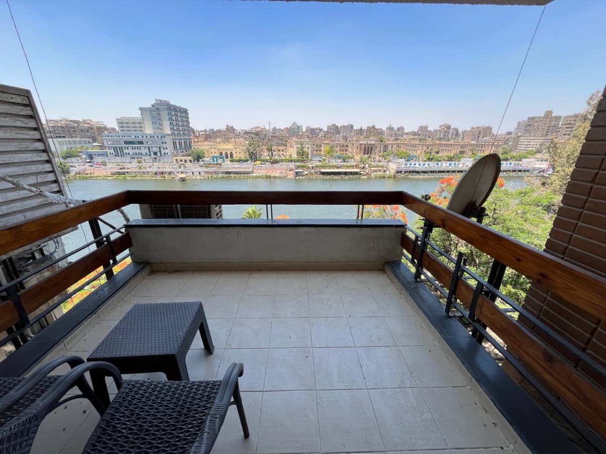 Amazing Furnished Apartment Overlooking Nile In Zamalek