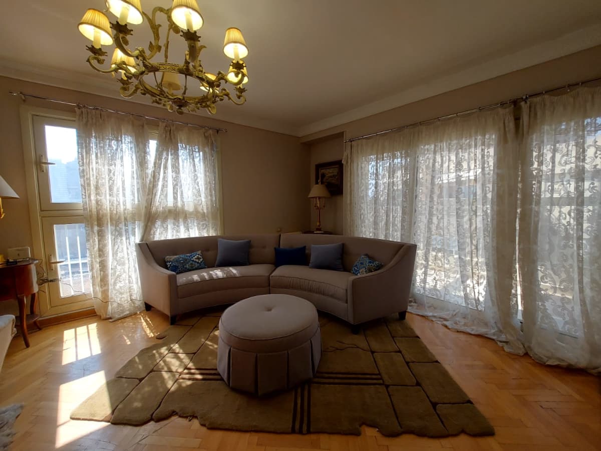 Bright And Charming Furnished Apartment In Zamalek.