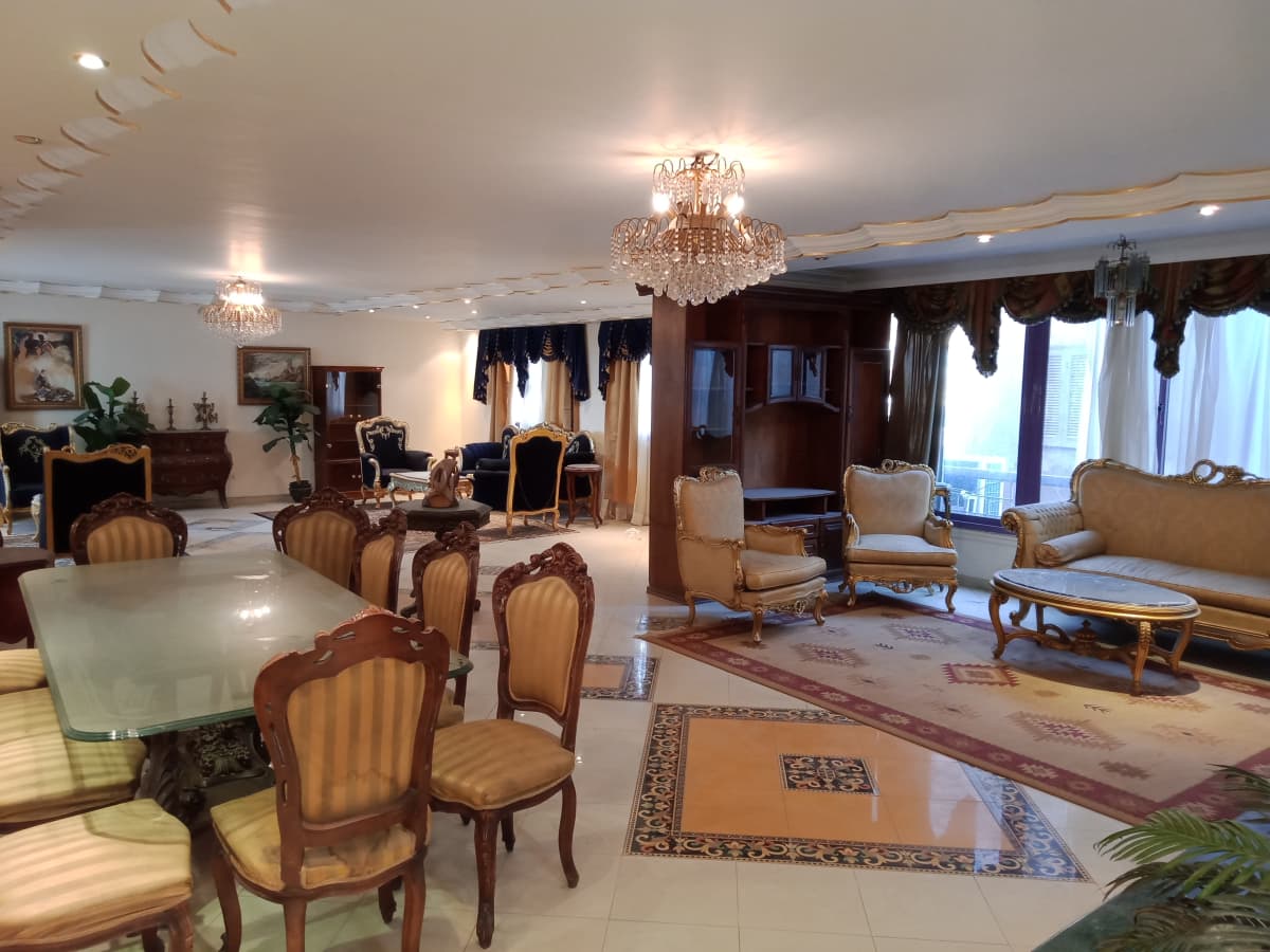 Feel At Home In This Charming Furnished Apartment In Maadi Sarayat.