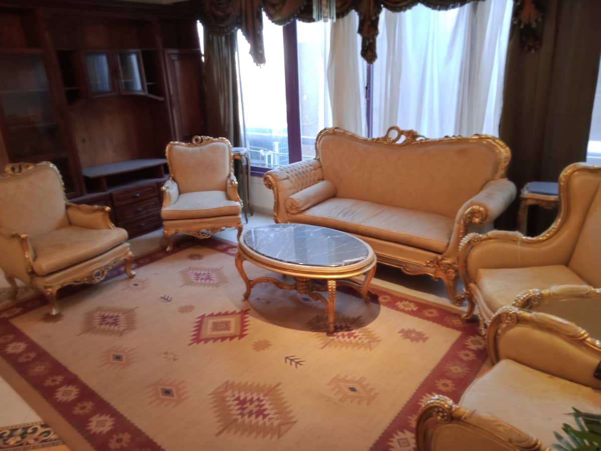 Feel At Home In This Charming Furnished Apartment In Maadi Sarayat.