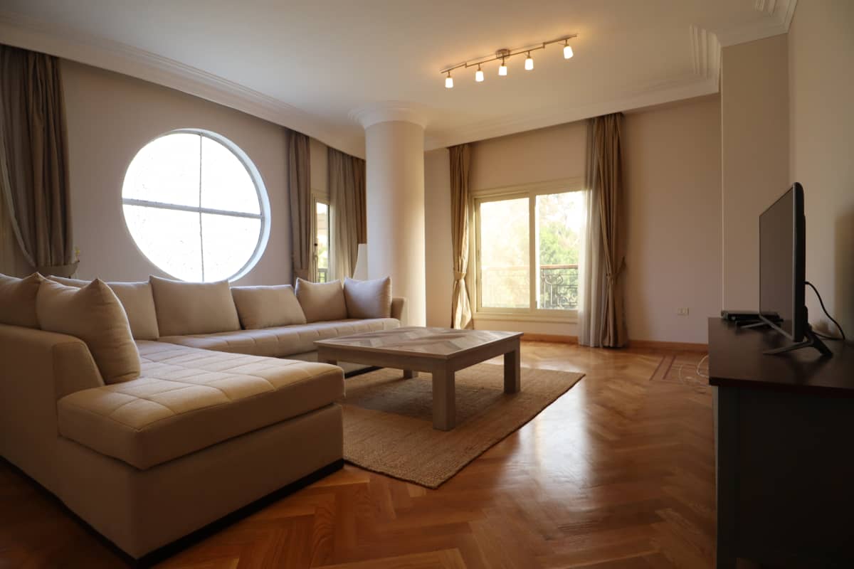 Furnished Apartment For Rent with Wide Reception In Maadi Sarayat