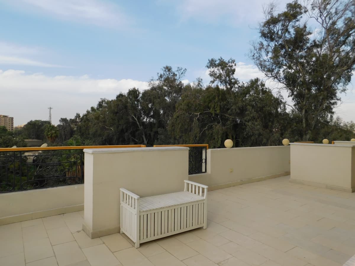 Triplex Penthouse For Rent In Maadi Sarayat With Wide Terrace